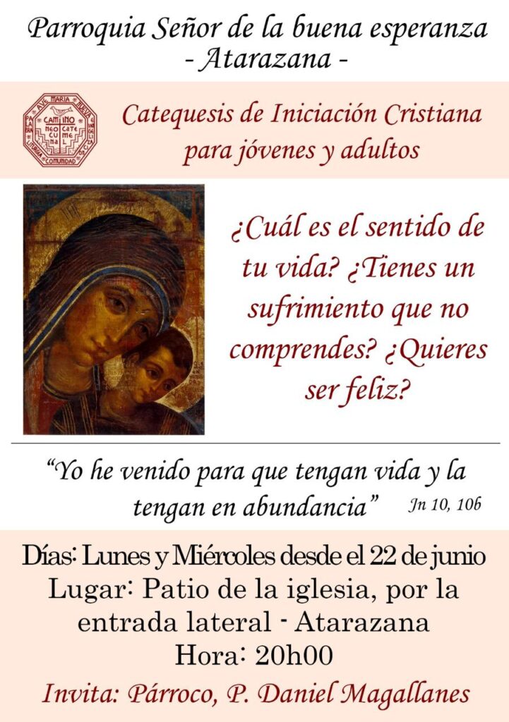 Catequesis Atarazana - Señor de la buena esperanza